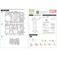 METAL EARTH 3D puzzle Marvel: Iron Man Mark LXXXV (ICONX)