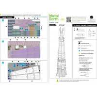 METAL EARTH 3D puzzle Pán prsteňov: Orthanc (ICONX)