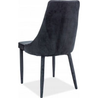 Jedálenská stolička TRIXA - čierna