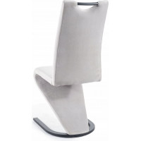 Jedálenská stolička CALETA - svetlo šedá