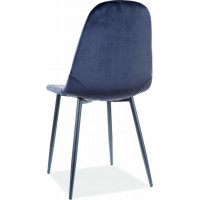 Jedálenská stolička FLAP - tmavo modrá