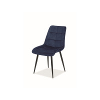Jedálenská stolička GORO - tmavo modrá