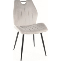 Jedálenská stolička NOLA - svetlo šedá
