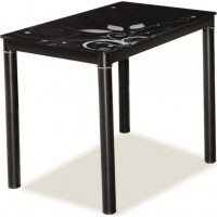 Jedálenský stôl SPIRAL 100x60 - čierny