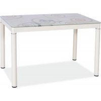 Jedálenský stôl SPIRAL 100x60 - krémový