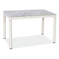 Jedálenský stôl SPIRAL 80x60 - krémový
