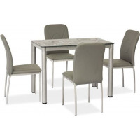 Jedálenský stôl SPIRAL 80x60 - šedá