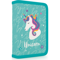 OXYBAG Školský peračník jednoposchodový s vybavením Unicorn iconic