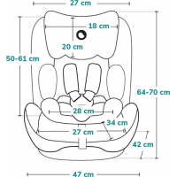 LIONELO Autosedačka Nico 9-36 kg Black