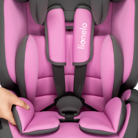LIONELO Autosedačka LEVI Simple 9-36 kg Candy Pink