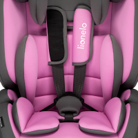 LIONELO Autosedačka LEVI Simple 9-36 kg Candy Pink