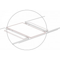 Rozkladací jedálenský stôl ELYSIA 140x85 - dub wotan/biely mat