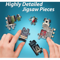 WREBBIT 3D puzzle Assassin&#39;s Creed Unity: Notre-Dame 860 dielikov