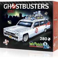 WREBBIT 3D puzzle Auto GhostbustersECTO-1, 280 dielikov