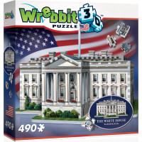 WREBBIT 3D puzzle Biely dom, Washington 490 dielikov