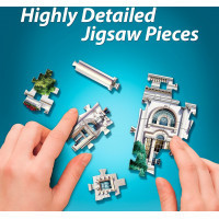 WREBBIT 3D puzzle Biely dom, Washington 490 dielikov