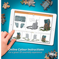 WREBBIT 3D puzzle Harry Potter: Bradavice, Hodinová veža 420 dielikov