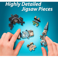 WREBBIT 3D puzzle Harry Potter: Bradavice, Hodinová veža 420 dielikov