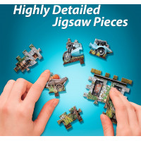 WREBBIT 3D puzzle Harry Potter: Hagridov domček 270 dielikov