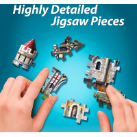 WREBBIT 3D puzzle Hrad Kamelot 865 dielikov