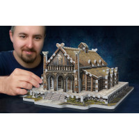 WREBBIT 3D puzzle Pán prsteňov: Zlatá sieň Edoras 445 dielikov