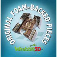 WREBBIT 3D puzzle Pán prsteňov: Zlatá sieň Edoras 445 dielikov