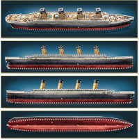 WREBBIT 3D puzzle Titanic 440 dielikov