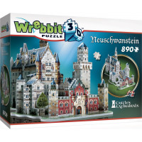 WREBBIT 3D puzzle Zámok Neuschwanstein 890 dielikov