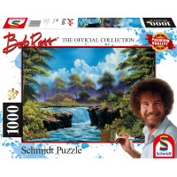 SCHMIDT Puzzle Bob Ross: Vodopád na paseke 1000 dielikov