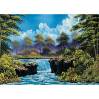 SCHMIDT Puzzle Bob Ross: Vodopád na paseke 1000 dielikov