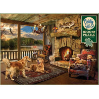 COBBLE HILL Puzzle Chata pri jazere 1000 dielikov