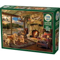COBBLE HILL Puzzle Chata pri jazere 1000 dielikov