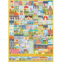 COBBLE HILL Puzzle Domov, sladký domov 1000 dielikov