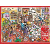 COBBLE HILL Puzzle DoodleTown: Šťastné vďakyvzdania 1000 dielikov