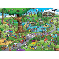 COBBLE HILL Puzzle DoodleTown: Typický golf 1000 dielikov
