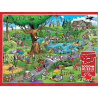 COBBLE HILL Puzzle DoodleTown: Typický golf 1000 dielikov