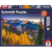 SCHMIDT Puzzle Jesenné Neuschwanstein 1000 dielikov