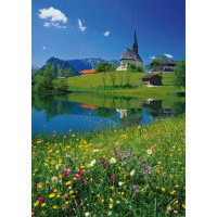 SCHMIDT Puzzle Inzell, Einsiedlhof a kostol sv. Mikuláša 1000 dielikov