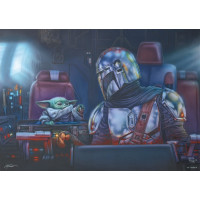 SCHMIDT Puzzle Mandalorian: Dva na ceste 1000 dielikov