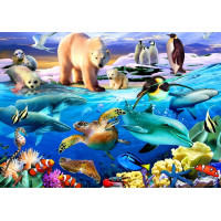 BLUEBIRD Puzzle Oceán života 1000 dielikov