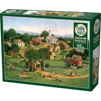 COBBLE HILL Puzzle Piknik pri moste 1000 dielikov