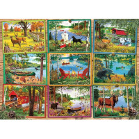 COBBLE HILL Puzzle Pohľady od jazera 1000 dielikov
