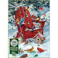 COBBLE HILL Puzzle Vtáky Adirondacku 1000 dielikov