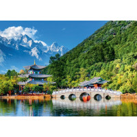 GRAFIKA Puzzle Snežná hora nefritového draka, Čína 1000 dielikov