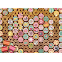 COBBLE HILL Puzzle Šťastné vyšívanie 1000 dielikov