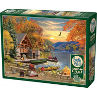 COBBLE HILL Puzzle Útočisko pri jazere 1000 dielikov