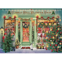 COBBLE HILL Puzzle Vianočné kvetinárstvo 1000 dielikov