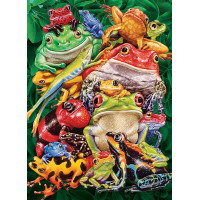 COBBLE HILL Puzzle Žabí biznis 1000 dielikov