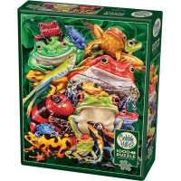 COBBLE HILL Puzzle Žabí biznis 1000 dielikov