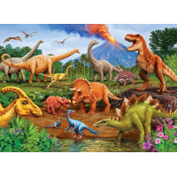 COBBLE HILL Rodinné puzzle Dinosaury 350 dielikov